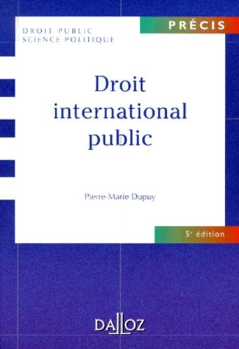 Droit international public, 5e édition