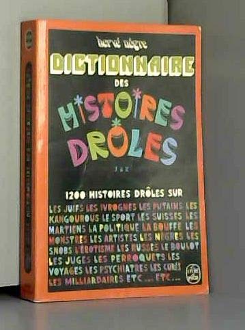 Couverture de Dictionnaire des histoires droles J a Z