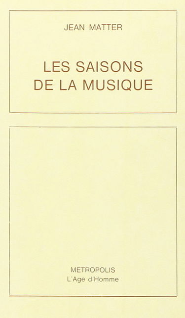 Les Saisons de la musique