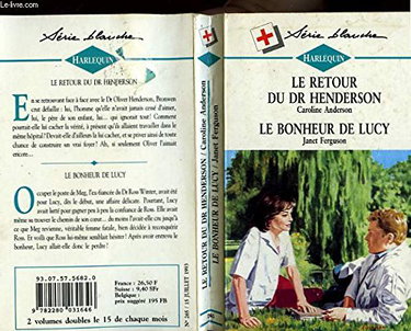 Couverture de LE RETOUR DU DOCTEUR ANDERSON SUIVI DE : LE BONHEUR DE LUCY