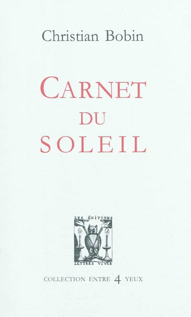 Carnet du soleil