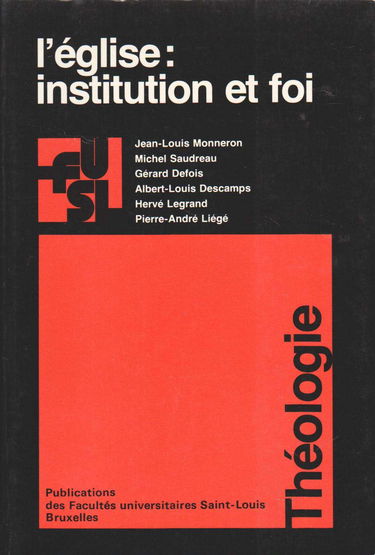 L'Eglise : institution et foi, 1979