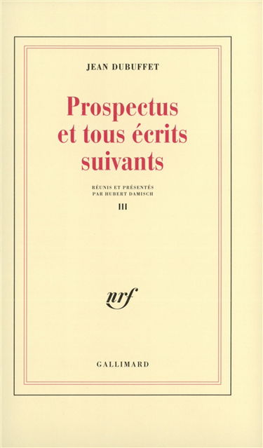 Prospectus et tous écrits suivants. Vol. 3