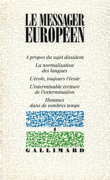 Messager européen (Le), n° 4