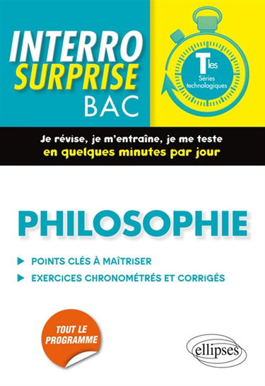 Philosophie terminales séries technologiques