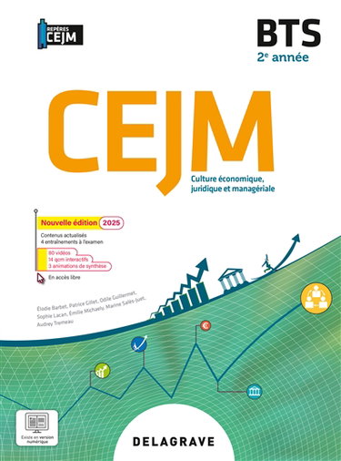CEJM, culture économique, juridique et managériale BTS 2e année