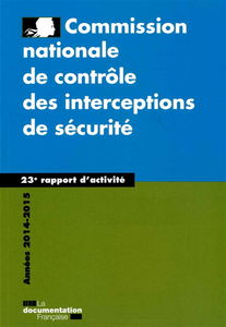 23e rapport d'activité : années 2014-2015