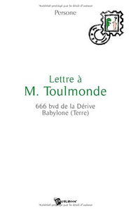 Lettre a M. Toulemonde