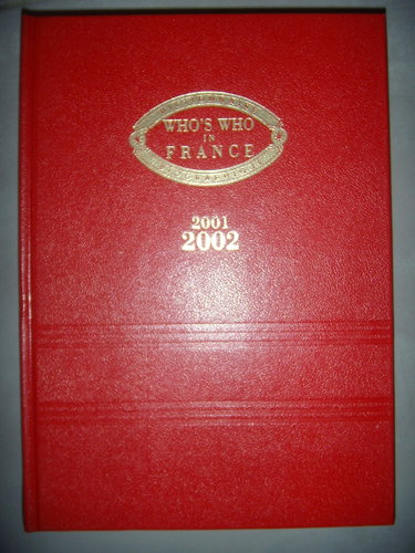 Couverture de Who's who in France 2001-2002