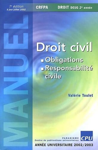 Droit civil, Obligations, Responsabilité civile