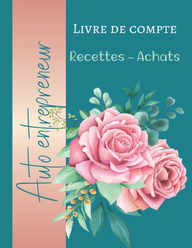 livre de compte auto entrepreneur: Registre des recettes | Recette achat | cahier de comptabilité | Carnet de comptabilite | Journal comptable | ... - budget | Format large 120 Pages A4