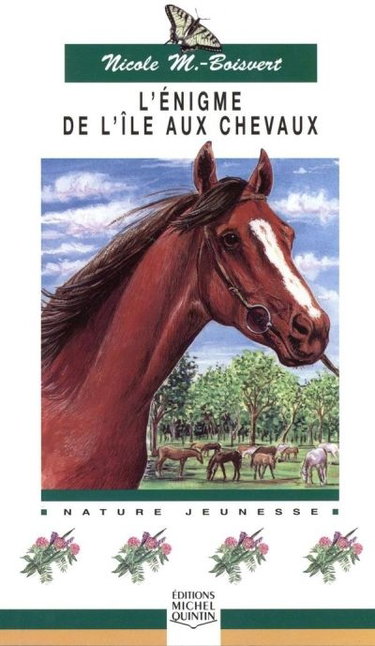 Couverture de L'énigme de l'île aux Chevaux