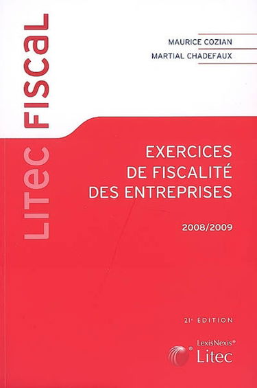 Exercices de fiscalité des entreprises 2008-2009