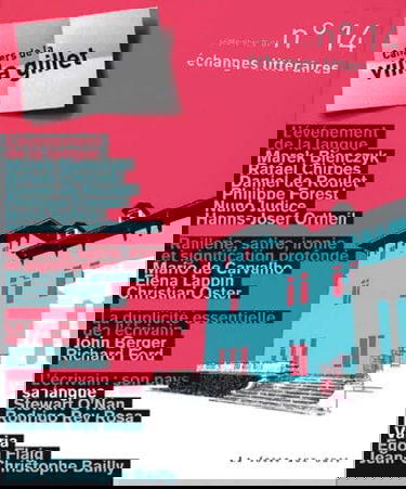 Cahiers de la villa Gillet (Les), n° 14. Littérature internationale