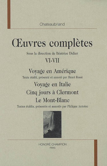 Couverture de Oeuvres complètes. Vol. 6-7