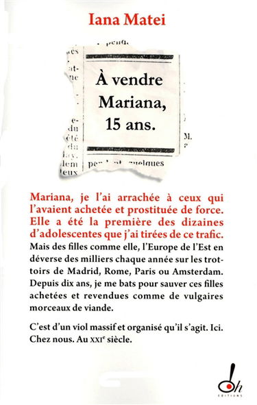 A vendre : Mariana, 15 ans : document