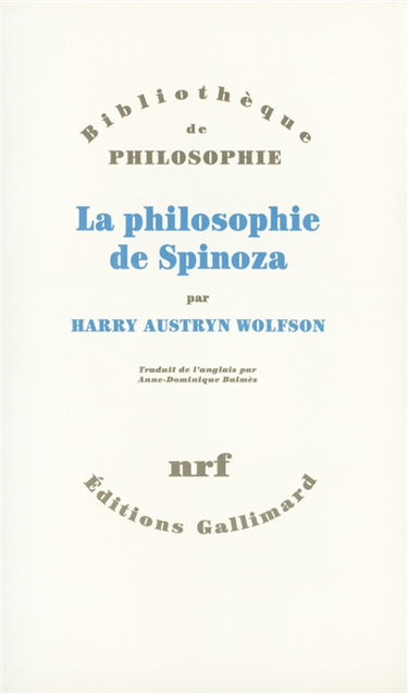 La philosophie de Spinoza