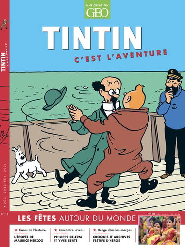 Couverture de Tintin, c'est l'aventure, n° 18. Les fêtes autour du monde