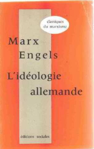 Couverture de L'idéologie allemande - première partie - feuerbach