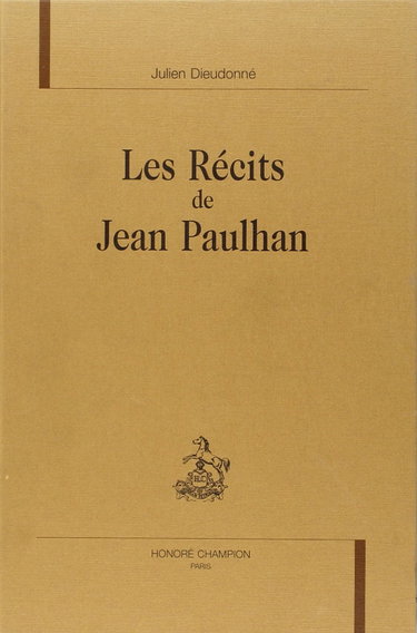 Couverture de Les récits de Jean Paulhan