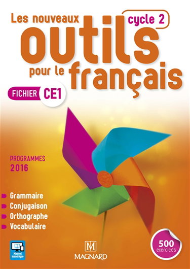 Les nouveaux outils pour le français, cycle 2, fichier CE1 : programmes 2016
