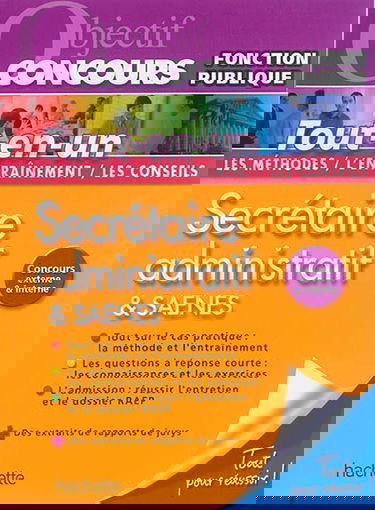Secrétaire administratif & SAENES : concours externe & interne : tout-en-un