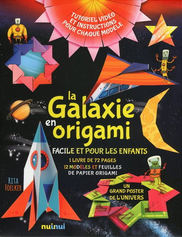 Couverture de La galaxie en origami : facile et pour les enfants