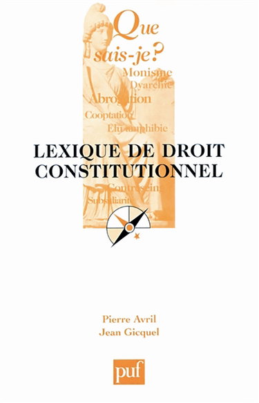 Lexique de droit constitutionnel