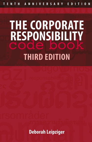 Couverture de The Corporate Responsibility Code Book