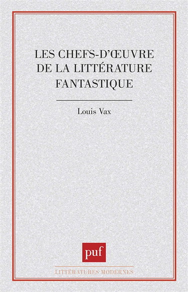 Couverture de Les Chefs-d'oeuvre de la littérature fantastique