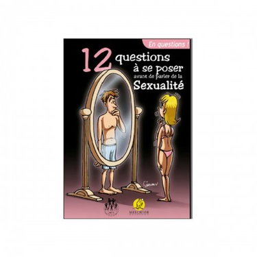 Couverture de LIVRE - 12 questions à se poser avant de parler de la sexualité Melchior éditions - Couleur Rose Transparent