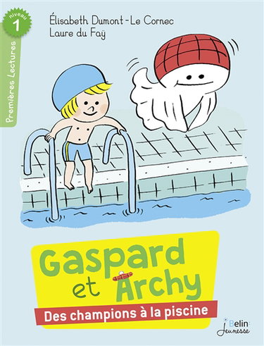 Gaspard et Archy. Des champions à la piscine