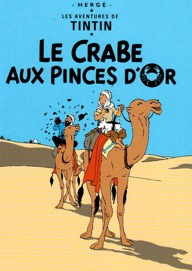 Crabe pinces or (petit format) op ete 2006