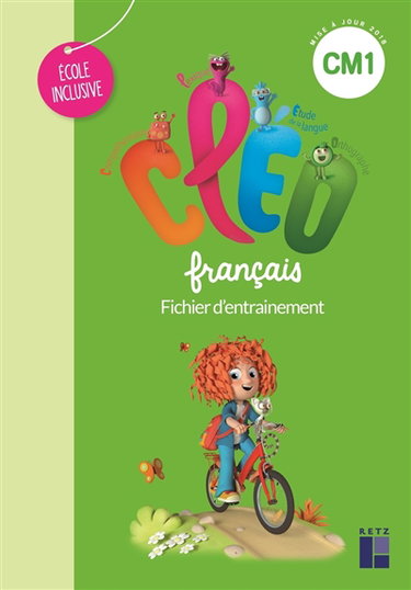 Couverture de CLEO, français CM1 dys : fichier d'entraînement : école inclusive