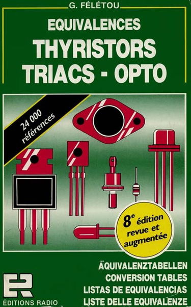 Equivalences thyristors triacs-opto