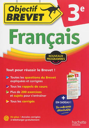 L'épreuve de français, 3e