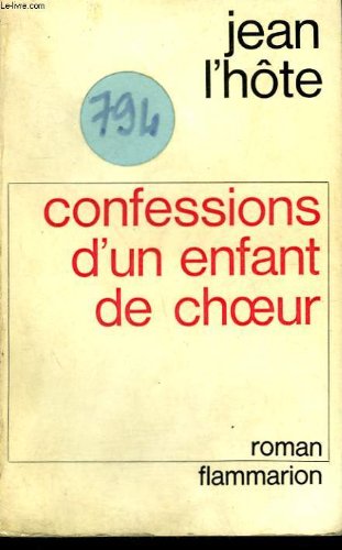 Couverture de Confessions d'un enfant de choeur.