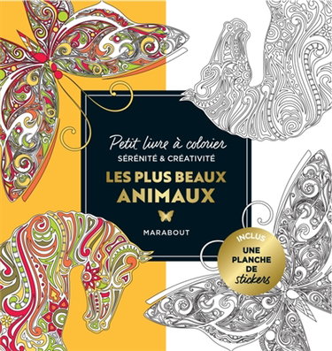 Couverture de Le petit livre de coloriages : Tendres animaux par Collectif