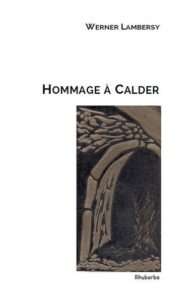 Couverture de Hommage à Calder par Werner Lambersy