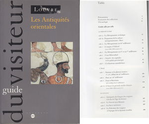Les Antiquités orientales : guide du visiteur