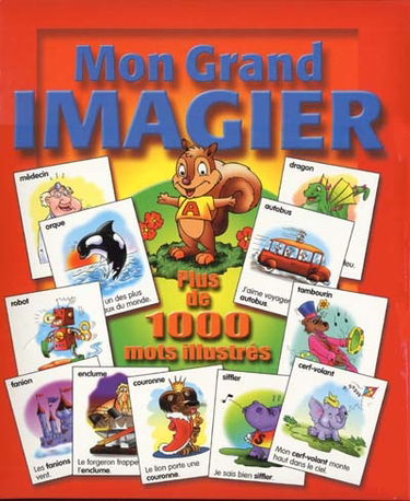 Mon grand imagier : plus de 1000 mots illustrés
