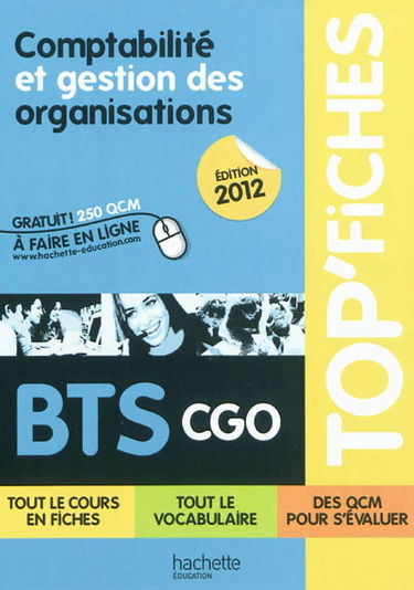 Comptabilité et gestion des organisations BTS CGO