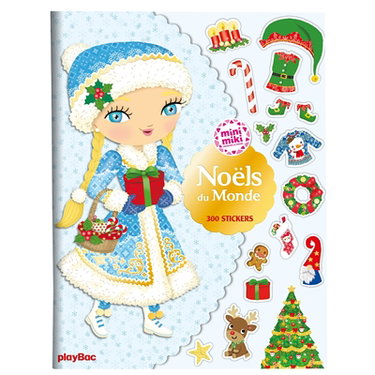 Couverture de Noëls du monde : 300 stickers