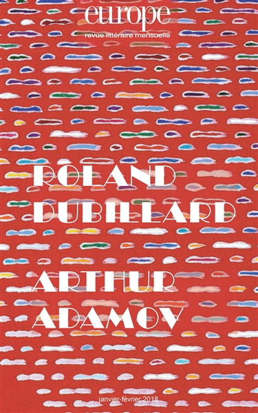 Europe, n° 1065-1066. Roland Dubillard