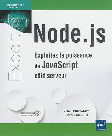 Couverture de Node.js : exploitez la puissance de JavaScript côté serveur par Julien Fontanet