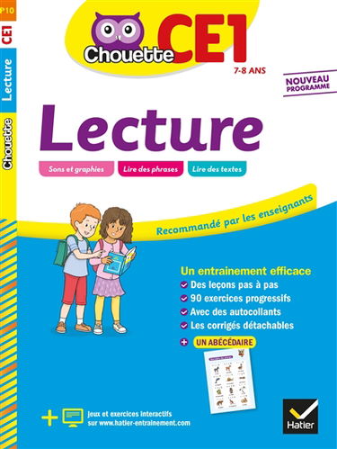 Lecture CE1, 7-8 ans : nouveau programme