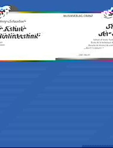 Ecole de la technique du violon : schule der violintechnik 1 - school of violin technique 1
