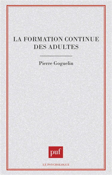 La Formation continue des adultes