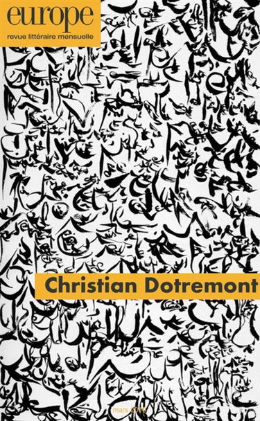 Europe, n° 1079. Christian Dotremont