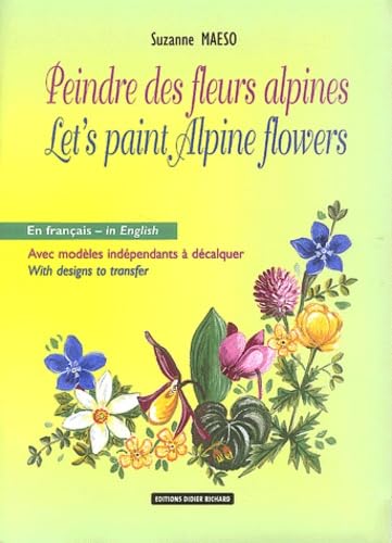 Peindre des fleurs alpines. Let's paint alpine flowers